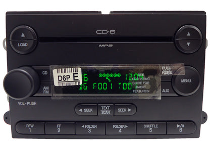 NEW 2007 Ford FREESTYLE 500 FIVE-HUNDRED Mercury MARINER MONTEGO OEM AM FM Radio AUX MP3 6 Disc CD Changer Player Stereo Receiver