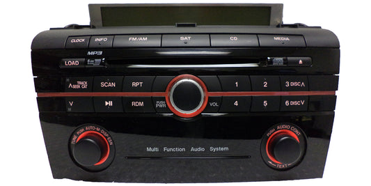 2006 2007 2008 2009  Mazda 3 Radio SAT XM CD Player Multi Function Audio System