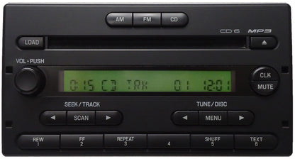 1998 1999 2000 2005 Ford Explorer Ranger Mercury Mountaineer Radio 6 CD player 2001 2002 2003 2004 05 06 07 08 98 99 00 01 02 03 04