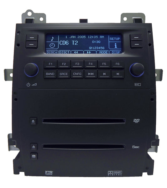 Cadillac Radio DVD Player MP3 6 Disc CD Changer AM FM OEM