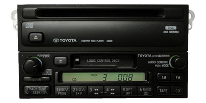 90 91 92 93 94 95 96 97 98 99 Toyota Celica 4Runner Camry Radio Tape CD Player A51707 1990 1991 1992 1993 1994 1995 1996 1997 1998 1999