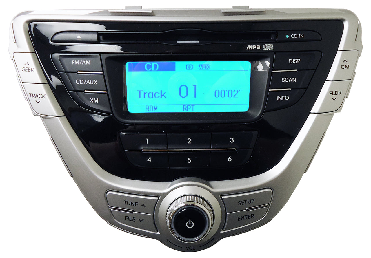 2011 2012 2013 Hyundai ELANTRA Radio XM Satellite CD Player