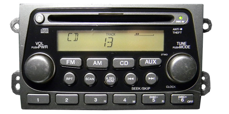 03 04 05 06 Honda Element Radio CD Player IPOD AUX 2TW0 Ho2TW0