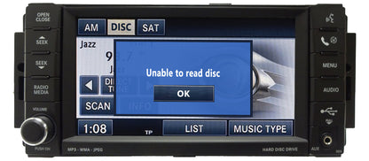 REPAIR Jeep Dodge Chrysler MyGig REN RBZ RER RHB RB2 RHR Navigation Radio Stereo CD DVD SAT