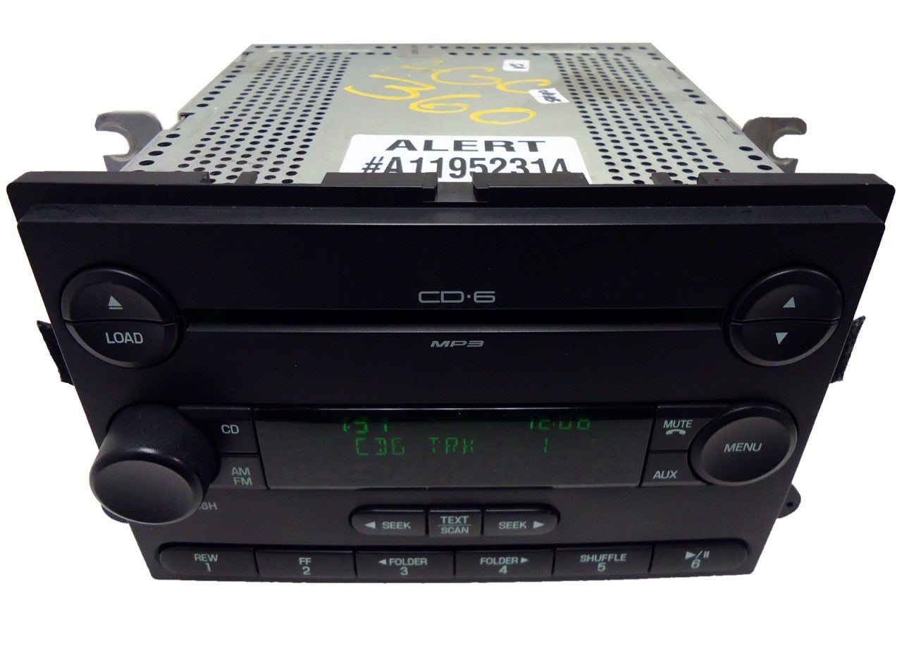 2007 2008 08 07 Ford F250 F350 Focus Radio MP3 6 Disc CD Changer 7S4T-18C815-CB, 7S4T-18C815-CA
