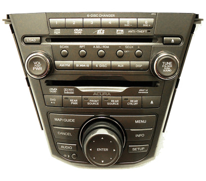 ACURA MDX Navigation GPS XM Radio 6 Disc Changer CD DVD Player Entertainment 2007 2008 2009