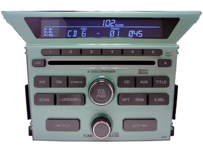 2009 - 2011 Honda Pilot XM Radio and  CD Player