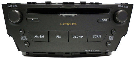 LEXUS IS250 IS-250 IS350 IS-350 IS-F Radio 6 Disc Changer CD Player SAT P1801 2006 2007 2008