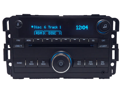 Unlocked 2007 2008 Chevrolet Chevy Impala Monte Carlo OEM AM FM Radio MP3 6 Disc CD Changer Player Stereo Receiver US9