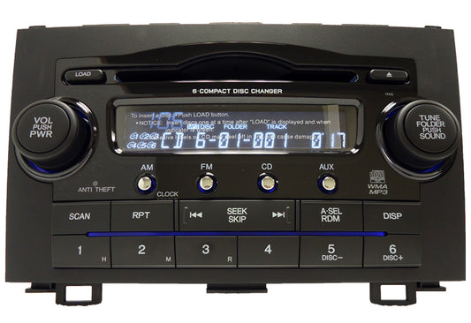 2007 2008 2009 2010 Honda CRV Radio MP3 AUX 6 Disc CD Changer 1PN0