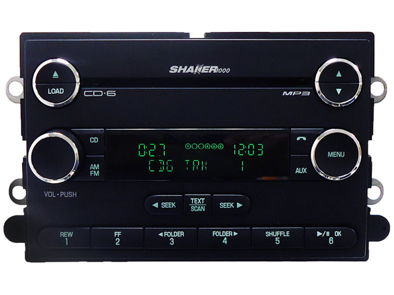 2007 - 2009 Ford MUSTANG OEM Radio AUX MP3 6 Disc CD Changer SHAKER 1000