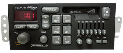 1996 - 2001 Pontiac OEM Radio Stereo Tape Cassette Deck Player Monsoon