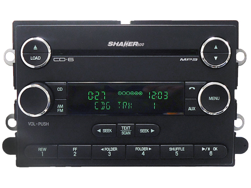Ford Mustang Radio MP3 AUX 6 Disc CD Changer Shaker 500 2007 2008 2009 W/O NAV