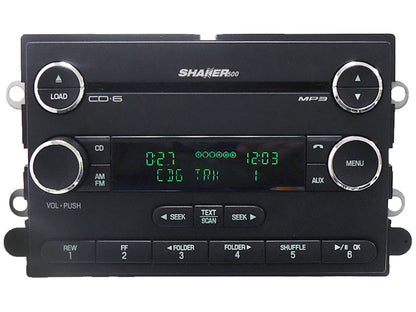 Ford Mustang Radio MP3 AUX 6 Disc CD Changer Shaker 500 2007 2008 2009 W/O NAV