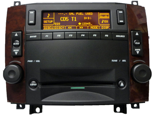 2005 - 2007 Cadillac SRX CTS OEM AVEC AM FM Radio Stereo 6 Disc CD Player Receiver