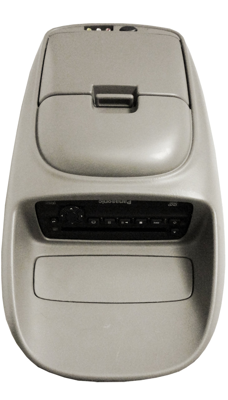 GMC rear entertainment system display screen overhead DVD player