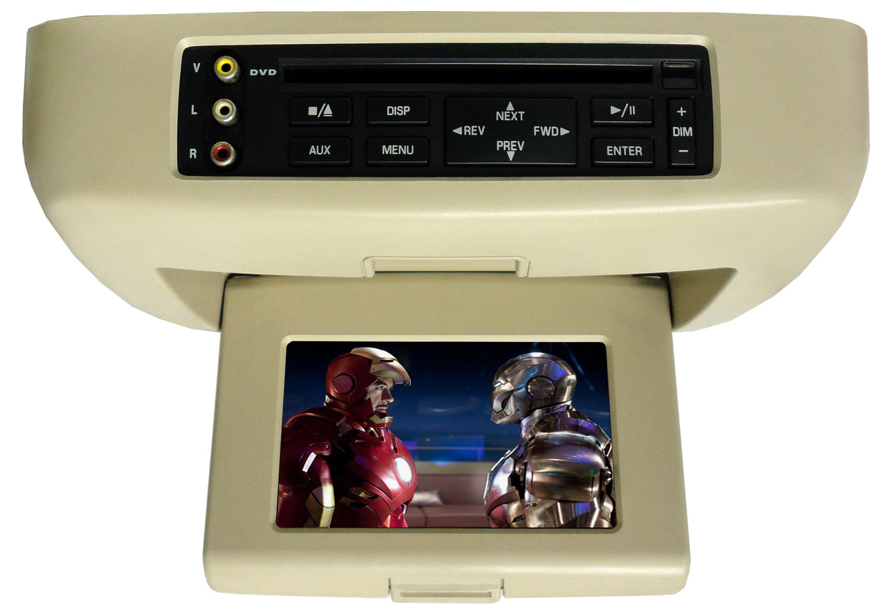 2003 2004 2005 2006 Lincoln Navigator Expedition Freestar Taurus X Five Hundred DVD Player Screen Rear Entertainment Tan/Black