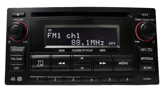 Subaru XM Satellite Bluetooth Radio AUX CD Player CP625U1