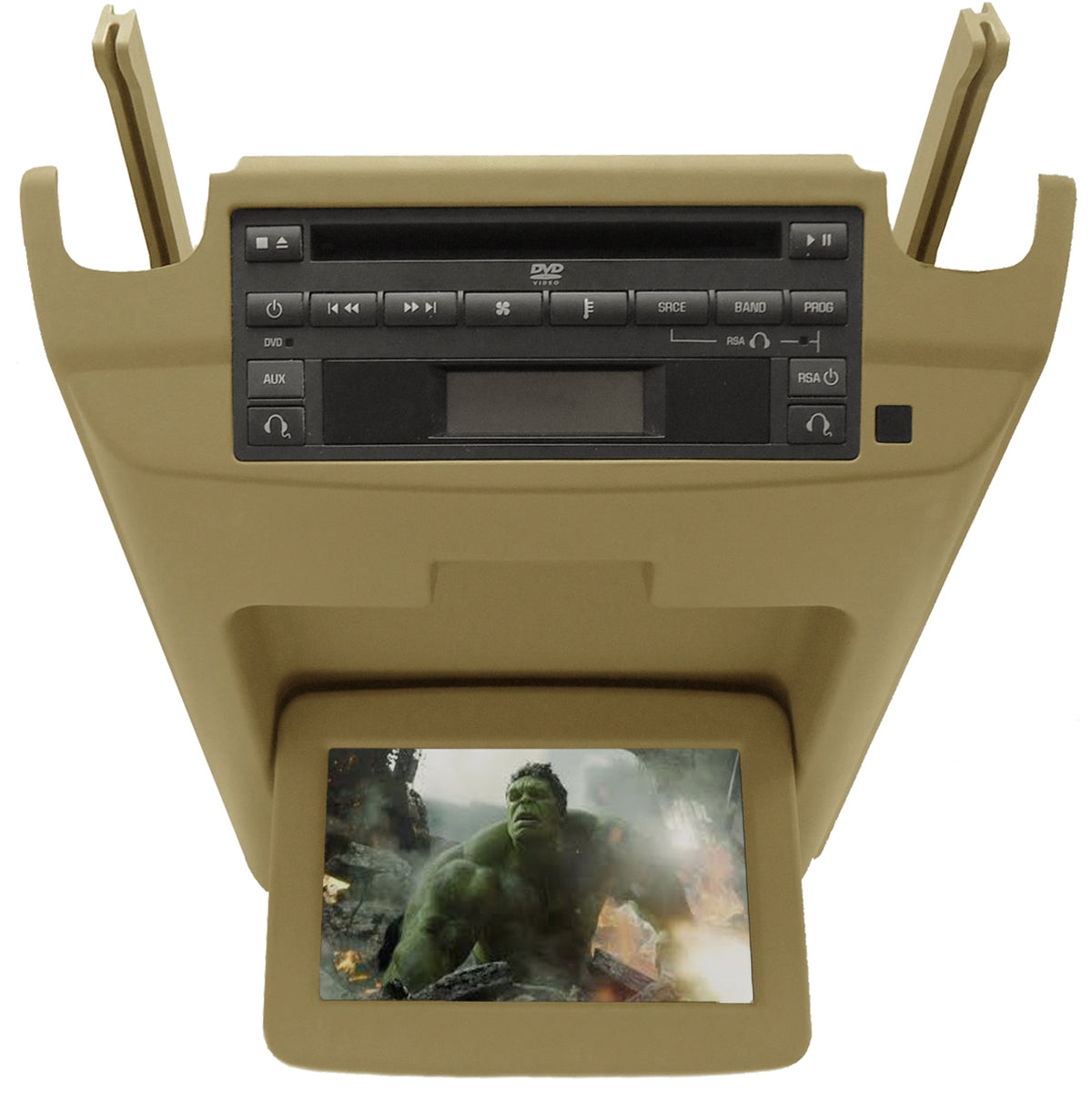 GMC Overhead DVD Player Flip-down Screen Monitor RCA