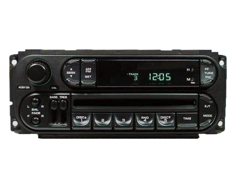 2002 - 2007 Chrysler Dodge Jeep OEM AM FM Radio CD Player Receiver RBK
