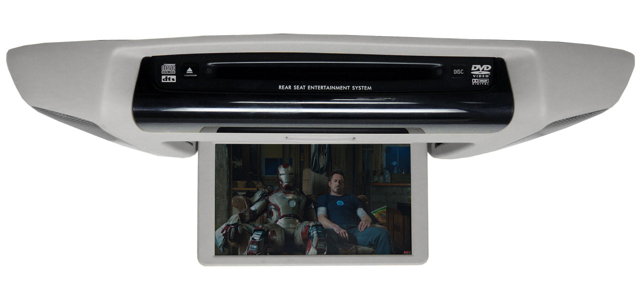 SUBARU Tribeca DVD Player Rear Entertainment System LCD Display Screen Monitor GREY GRAY 86255XA00AMVV 86255XA00AMV 2006 2007 2008 2009 2010 2011 OEM With Lights