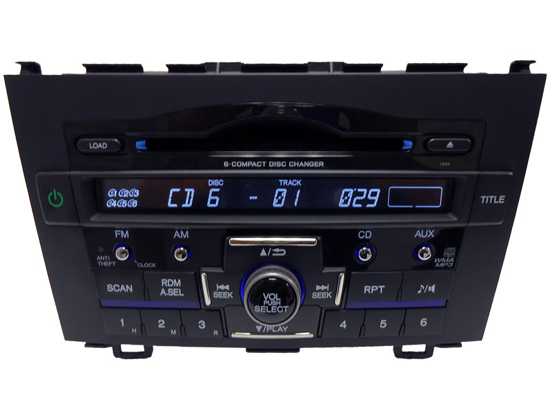 HONDA CRV CR-V Radio Stereo 6 Disc Changer CD Player 1XN4 MP3 2007 2008 2009 2010 2011