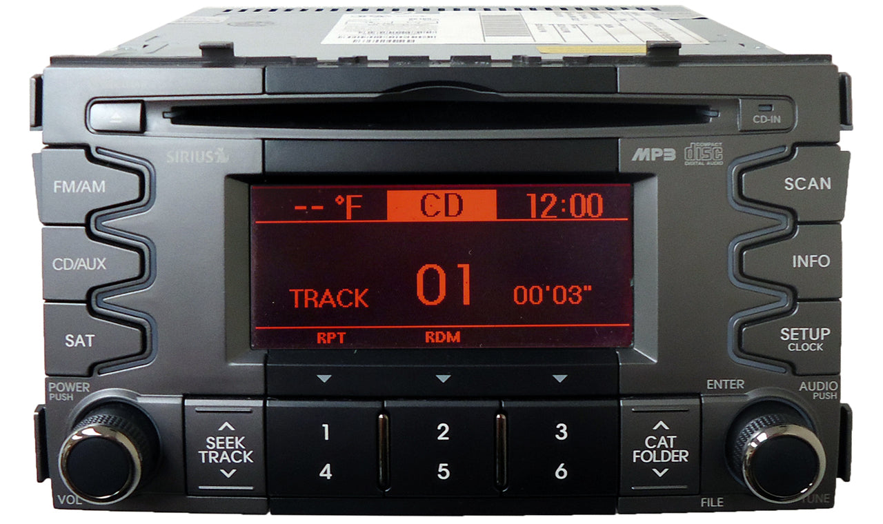 2010 2011 Kia SOUL Radio MP3 XM Sirius Sat Bluetooth CD Player No Amp