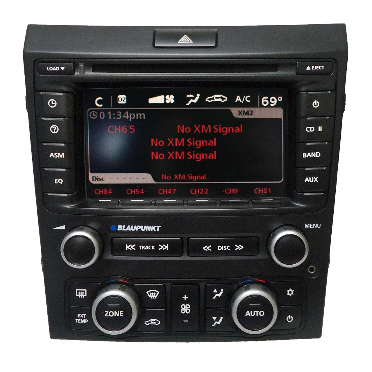 2008 - 2009 08 09 Pontiac Radio 6 Disc CD Changer Touch Screen XM Climate Controls OEM