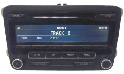 VW Volkswagen satellite radio stereo MP3 CD player bluetooth
