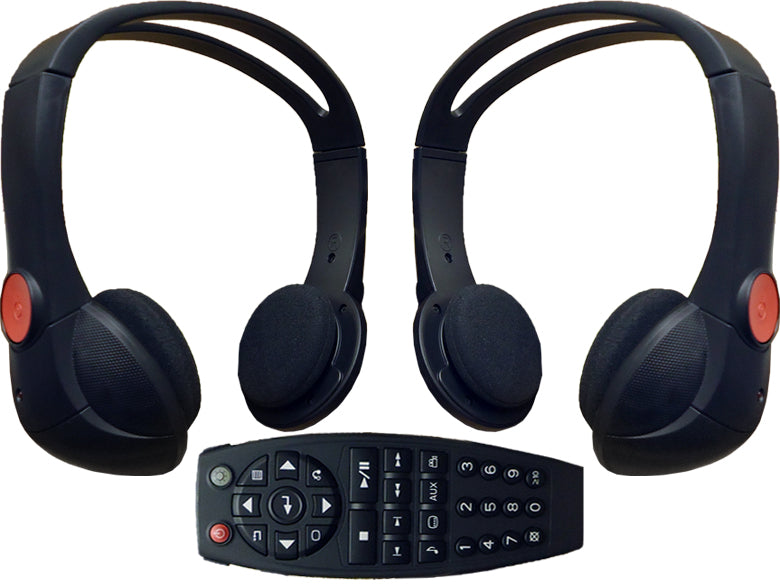 05 06 07 08 09 10 11 GMC Yukon Chevy Tahoe Cadillac Escalade HEADPHONES (2) and Remote Control