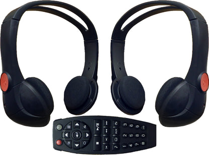 05 06 07 08 09 10 11 GMC Yukon Chevy Tahoe Cadillac Escalade HEADPHONES (2) and Remote Control