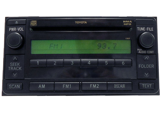 Toyota Rav4 Echo Celica Highlander Radio MP3 CD Player 86120-52490 2001-2006