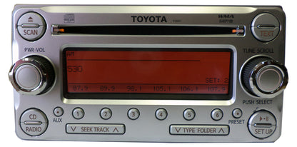 2011 - 2014 Toyota OEM FJ Cruiser Radio MP3 AUX CD Disc Player P10001 86120-35620