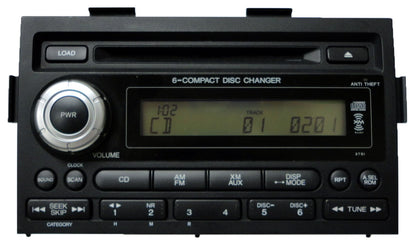 Honda Radio Stereo 6 Disc CD Changer Aux XM 3TS1 Stereo