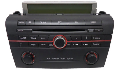 Mazda 3 Radio SAT XM CD Player Multi Function Audio System 06 07 08 09 2006 2007 2008 2009 BAP5 66 AR0 14798188