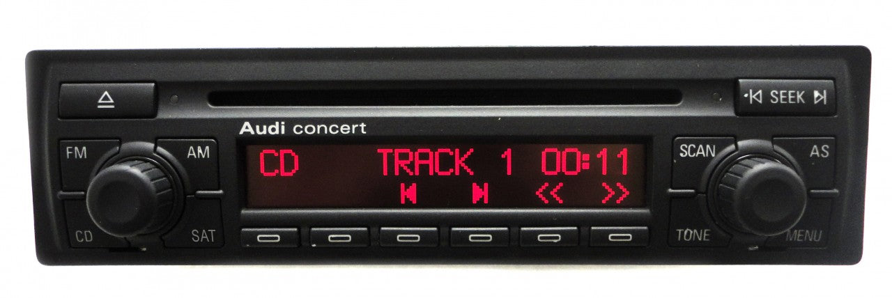 AUDI Concert Radio SATELLITE Stereo CD Player A4 S4 A6 S6 A8 TT 1998 1999 2000 2001 2002 2003 2004 2005