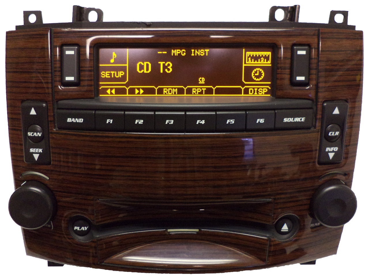 Caddy Cadillac Factory OEM Radio CD Disc Player Wood Grain