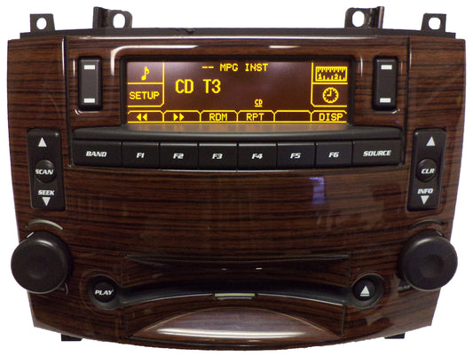 Caddy Cadillac Factory OEM Radio CD Disc Player Wood Grain