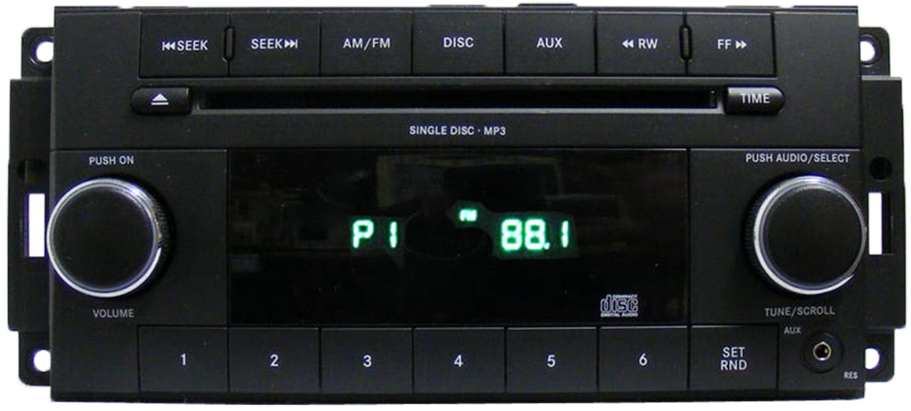 2007 - 2012 JEEP DODGE CHRYSLER OEM AM FM Radio Stereo MP3 CD Player Receiver RES