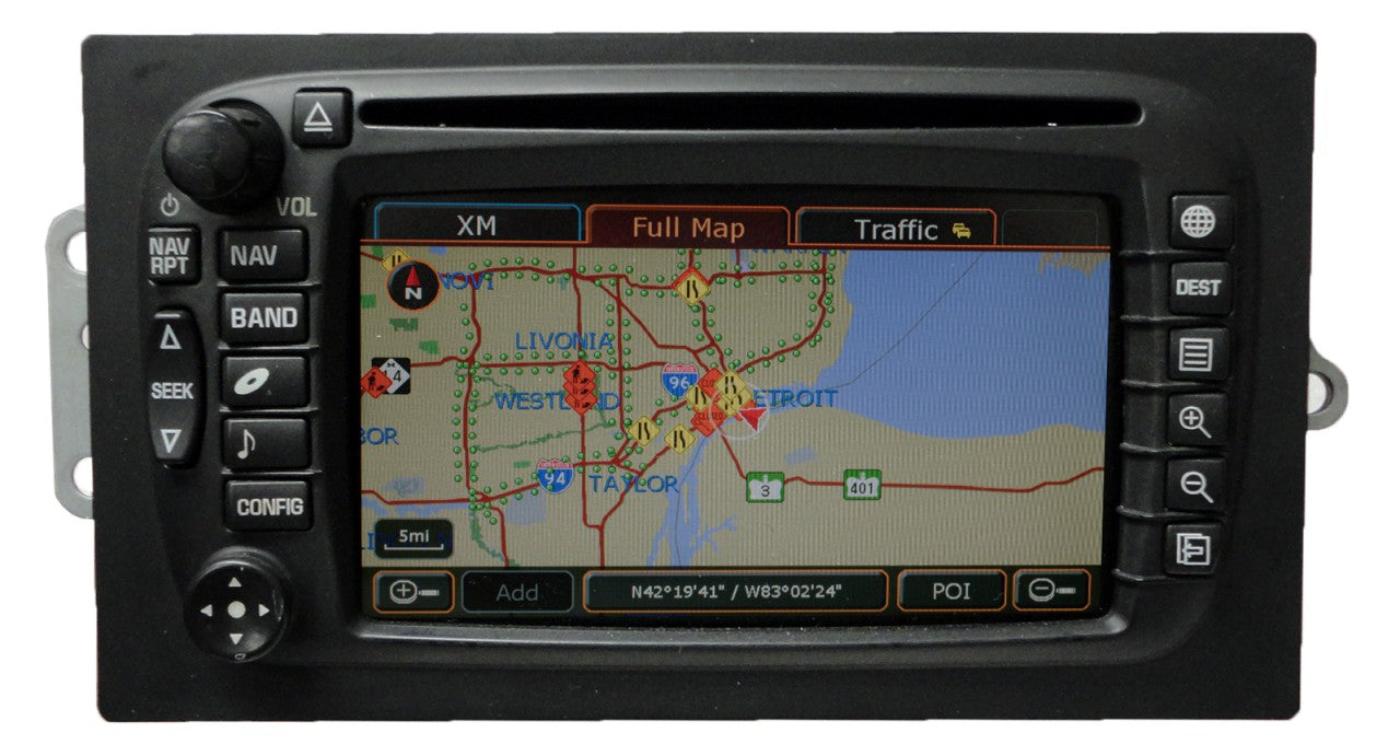 2003 2004 Chevy SUBURBAN SILVERADO GMC SIERRA YUKON GPS Navigation LCD Screen CD Player NON-LUX