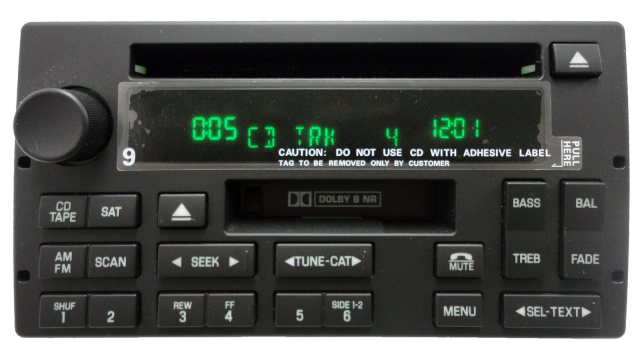 New Ford Mercury Radio Stereo Tape CD Player SAT OEM