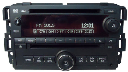 Unlocked GMC Radio DVD Player CD Changer Aux Stereo OEM 2009