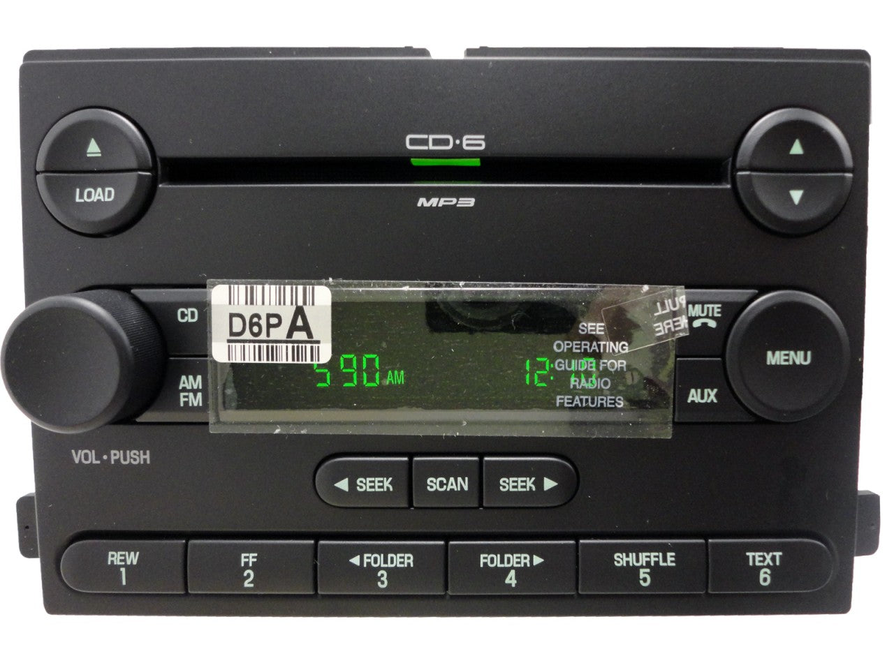 BRAND NEW FORD Focus F250 F350 Super Duty Freestar MERCURY Monterey Radio 6 Disc Changer MP3 CD Player OEM 2004 2005 2006 2007