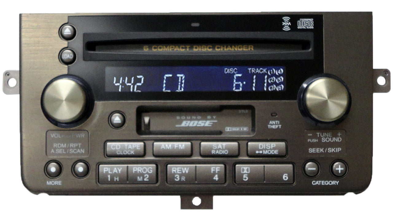 Acura Bose Radio Tape Cassette Deck 6 Disc CD Changer Sat