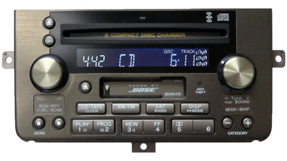 Acura Bose Radio Tape Cassette Deck 6 Disc CD Changer Sat