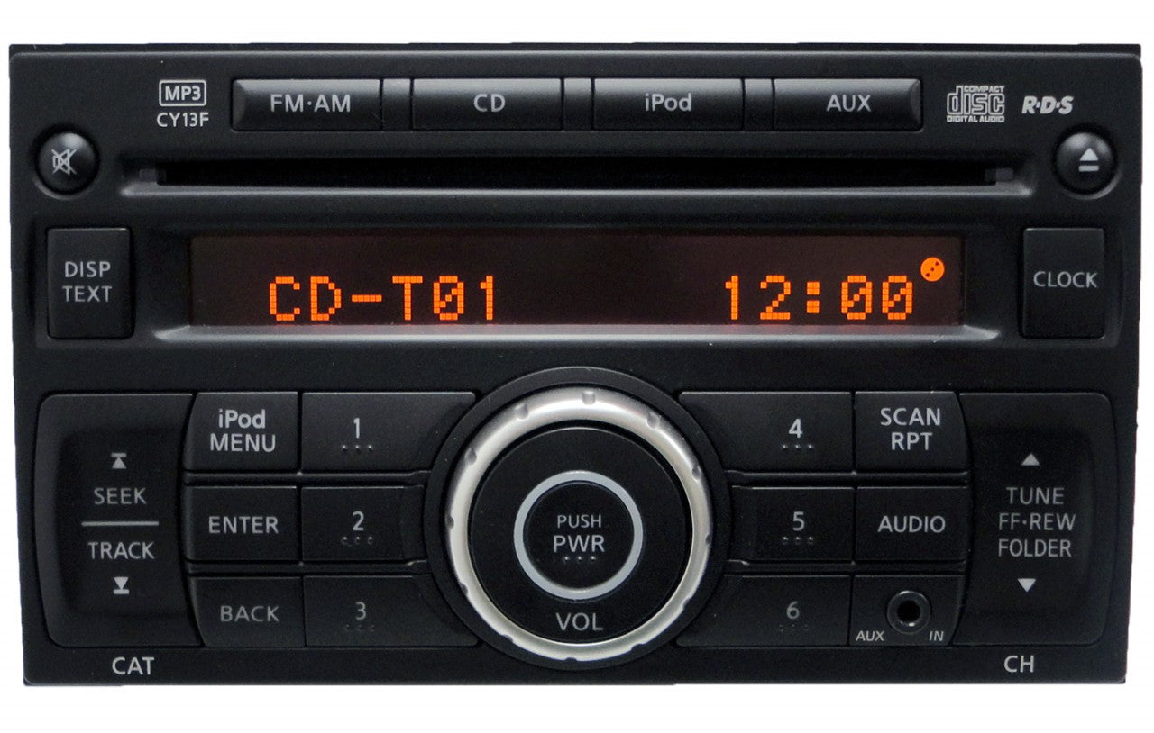 07 08 09 10 11 NISSAN SENTRA Versa Rogue Cube Xterra Radio Stereo CD MP3 Player AUX Ni249