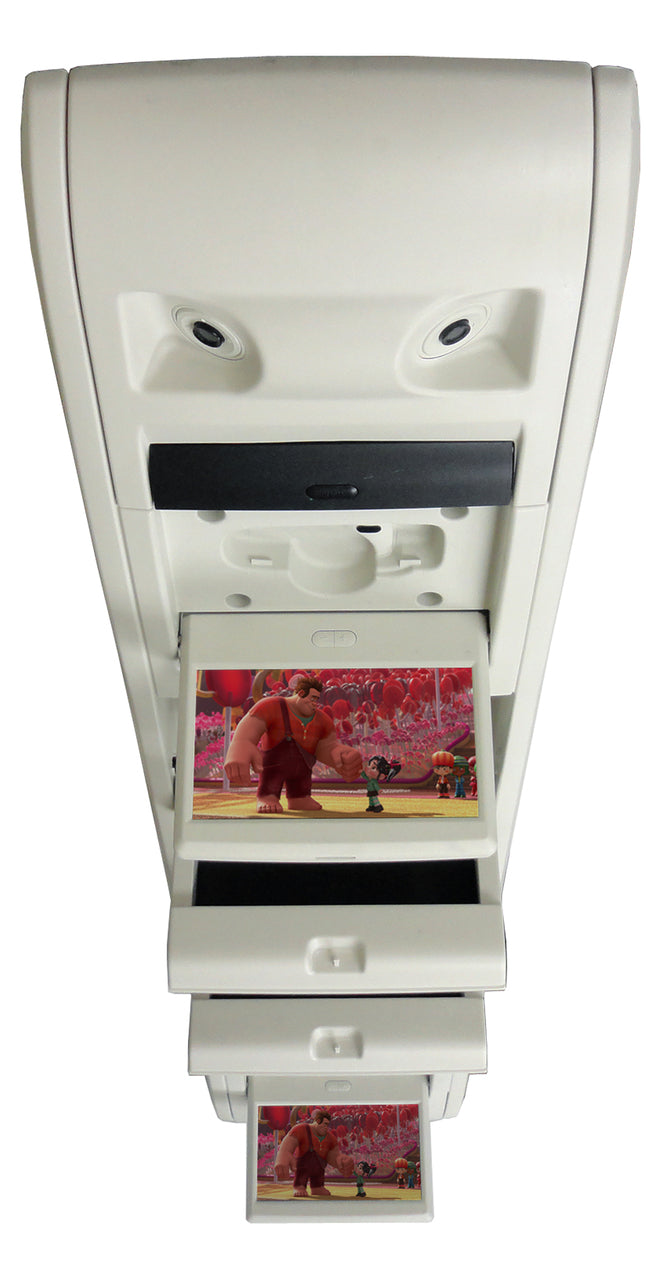 2008 - 2012 Dodge Journey Chrysler Town & Country Dodge Grand Caravan OEM Rear Entertainment DVD LCD Screens Dual Displays Light Grey