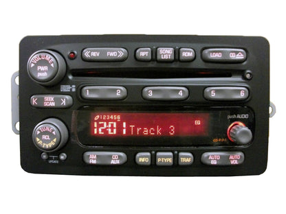 Pontiac Radio 6 Disc CD Changer Receiver Stereo AM FM OEM
