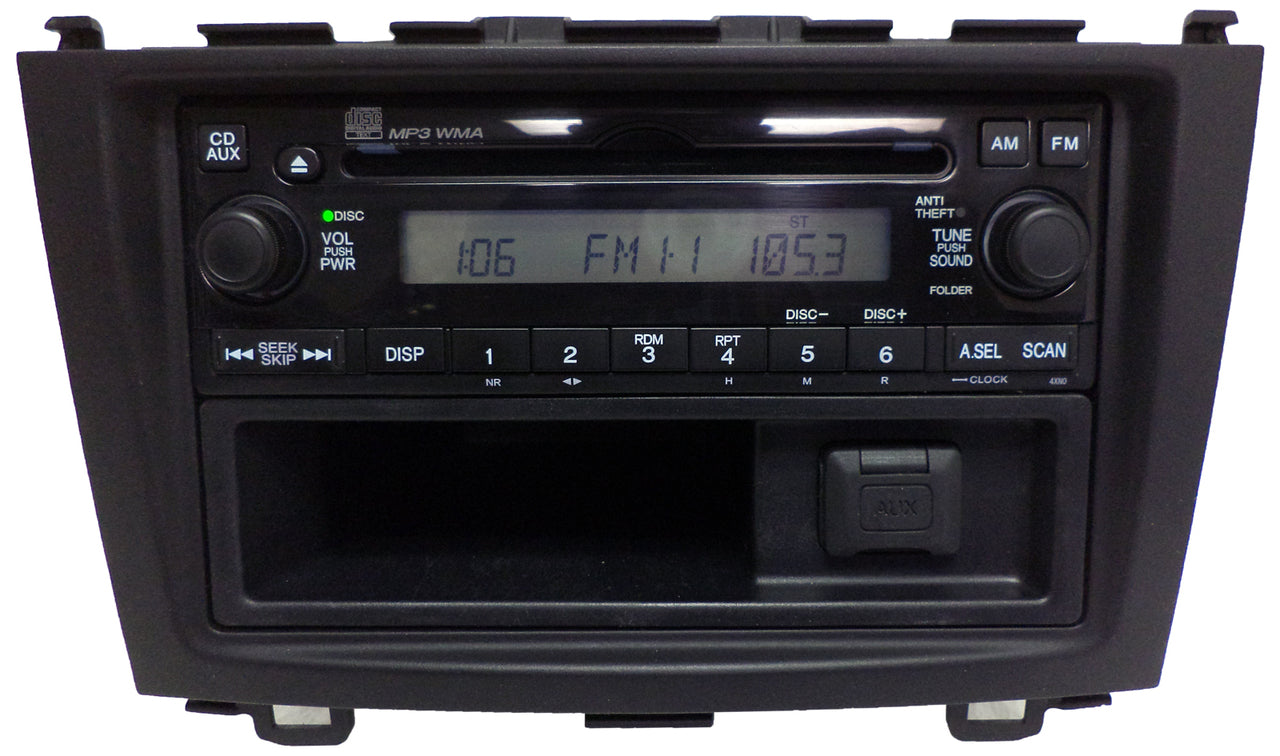 07 08 09 Honda CRV CR-V Radio MP3 AUX CD Player