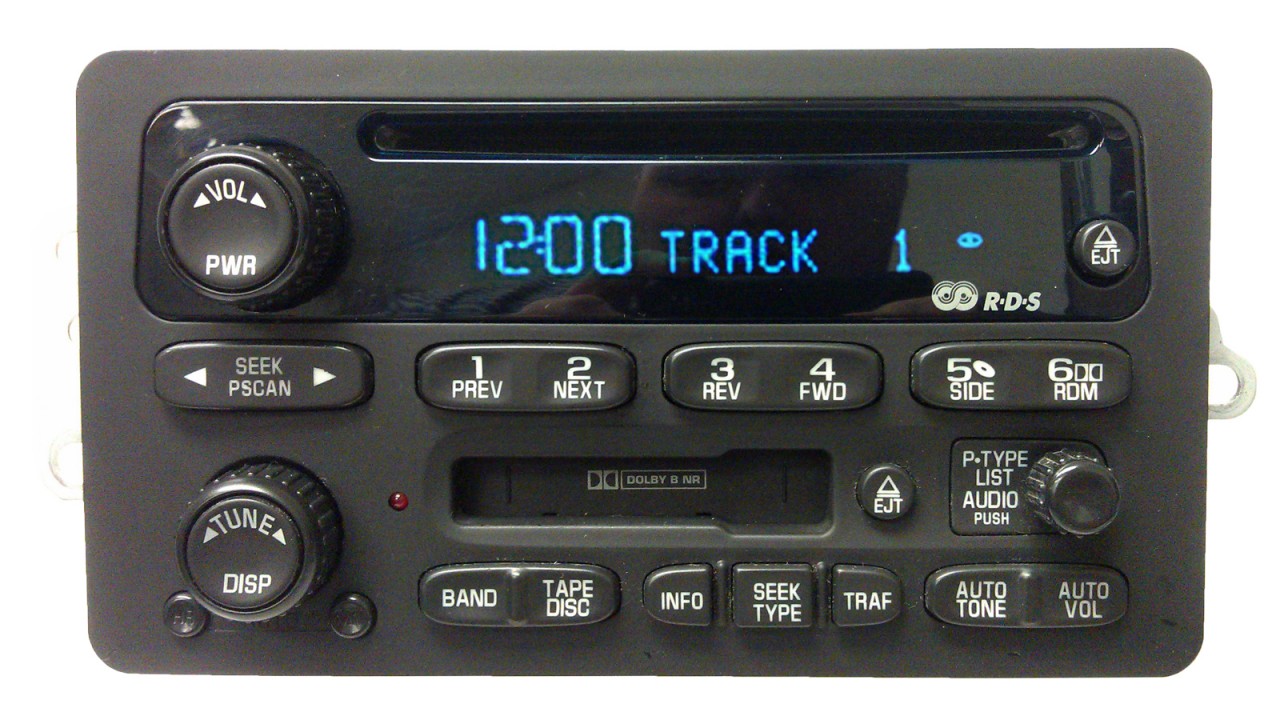 GMC Chevrolet Radio Tape Cassette Deck Stereo CD Player OEM